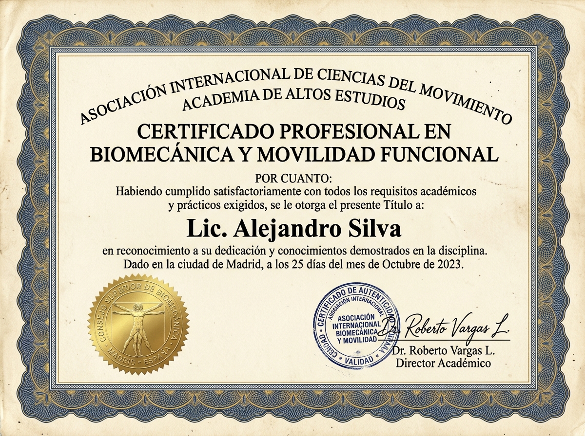 Certificado en Biomecánica y Movilidad Funcional